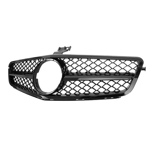 Frontgrill schwarz glanz - schwarz,