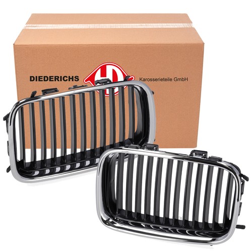 Diederichs chrom schwarz - 2x,