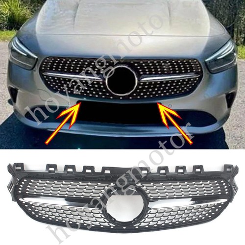 Front kühlergrill schwarz - front,